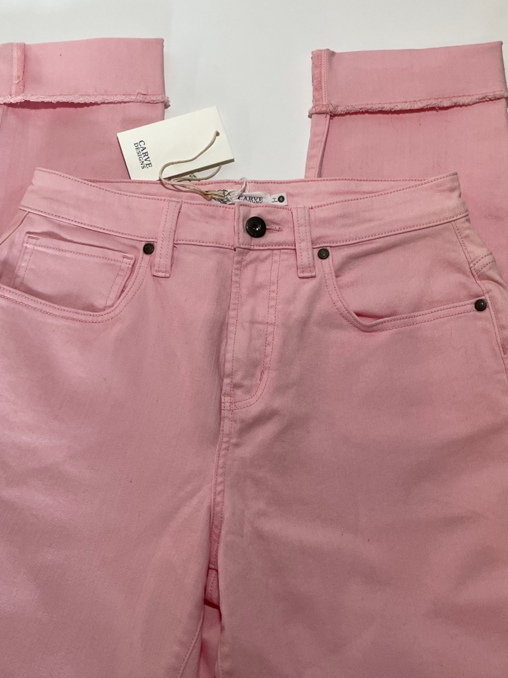 Carve Designs Denim Jeans Pink NWT size 6